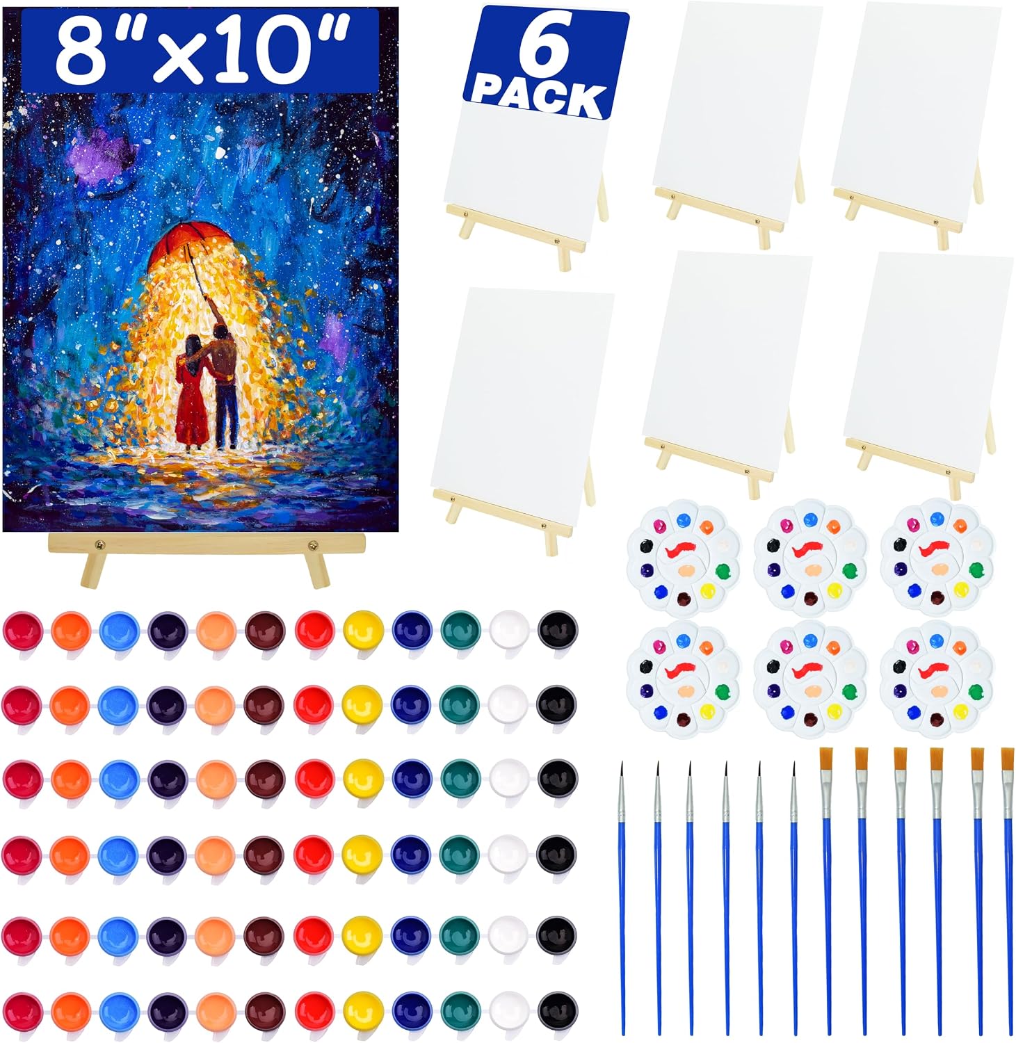 105-Piece Acrylic Art Set - Hình 12