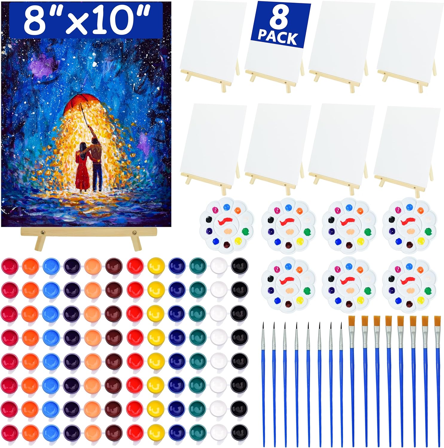 105-Piece Acrylic Art Set - Hình 9