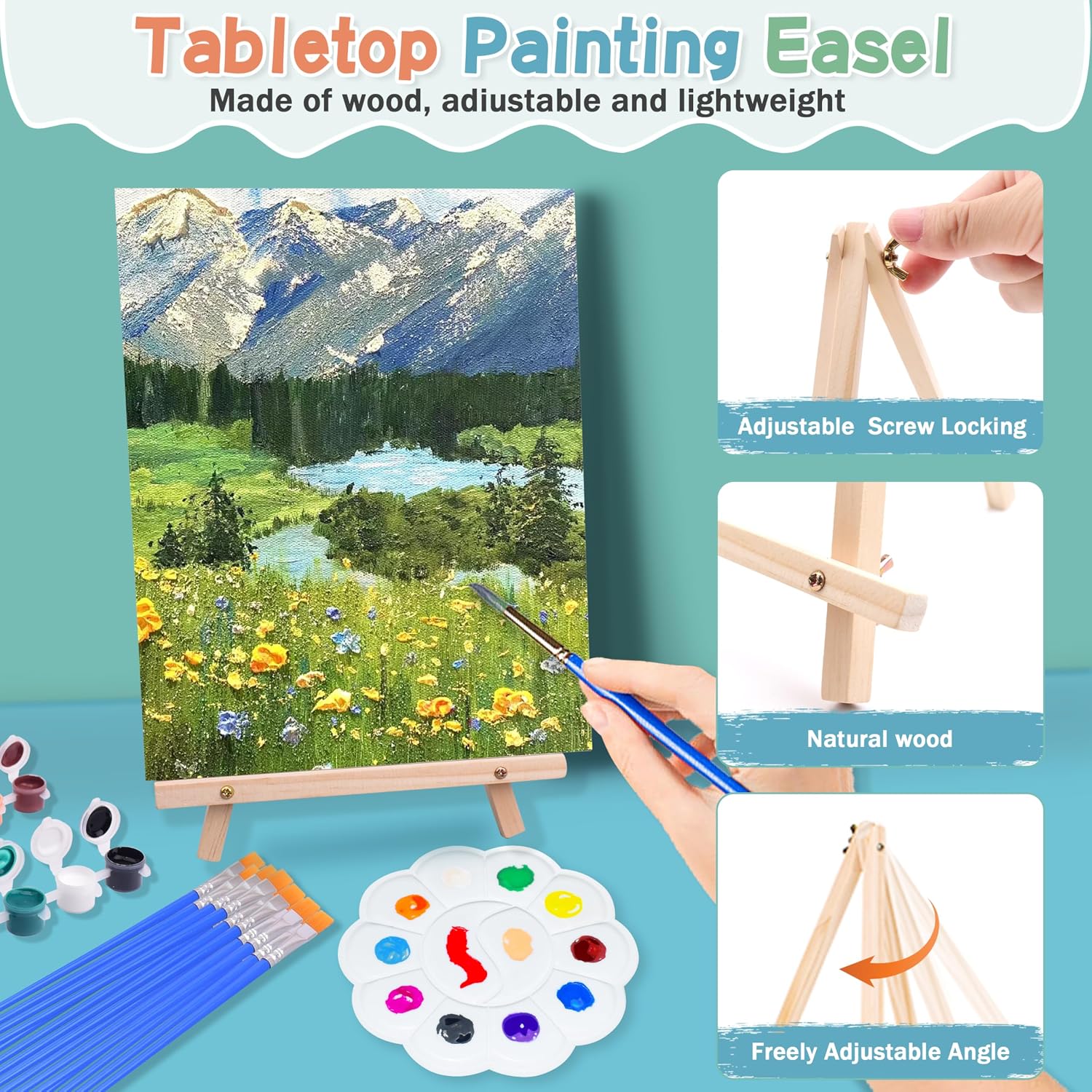 105-Piece Acrylic Art Set - Hình 4