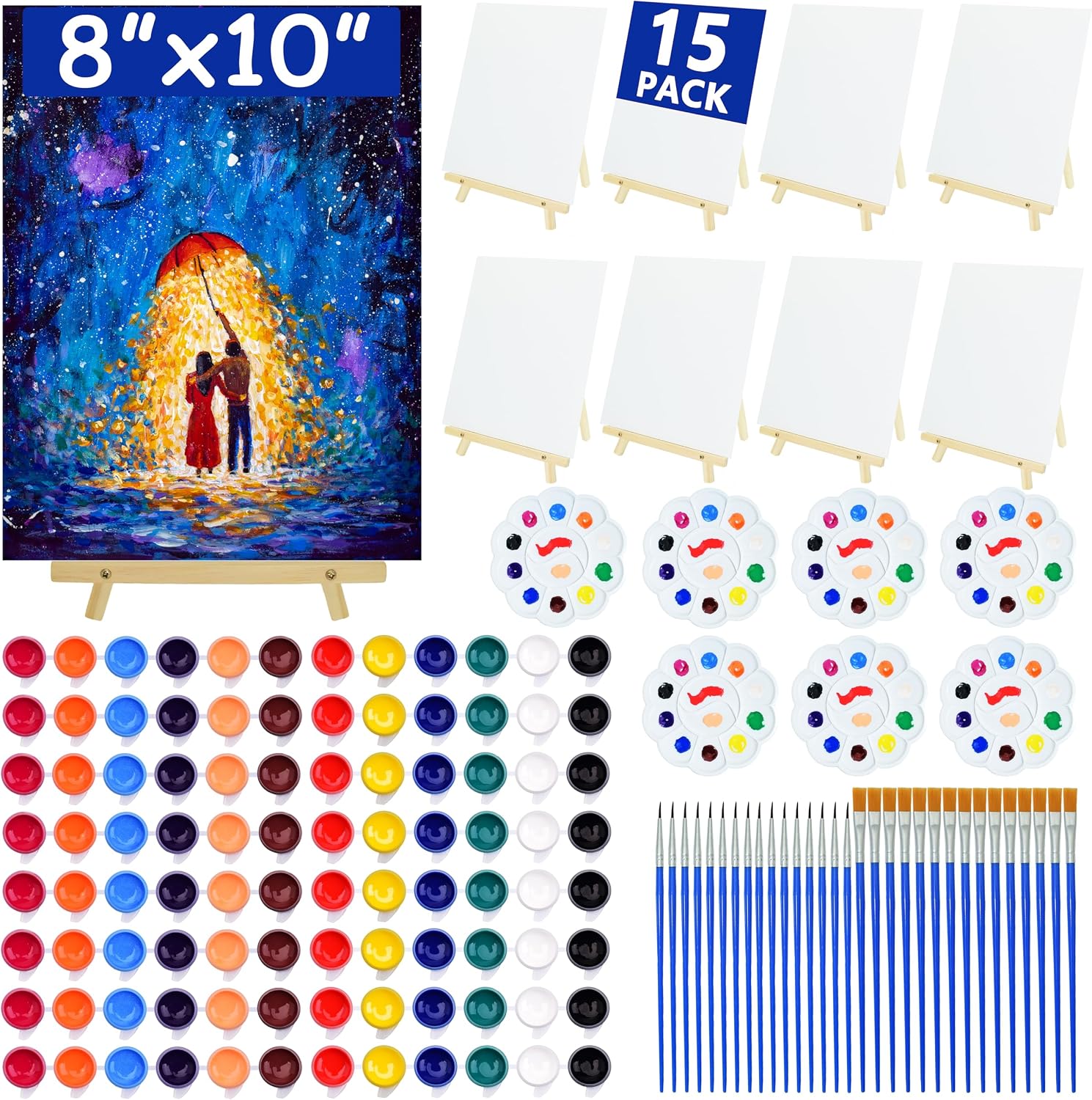 105-Piece Acrylic Art Set