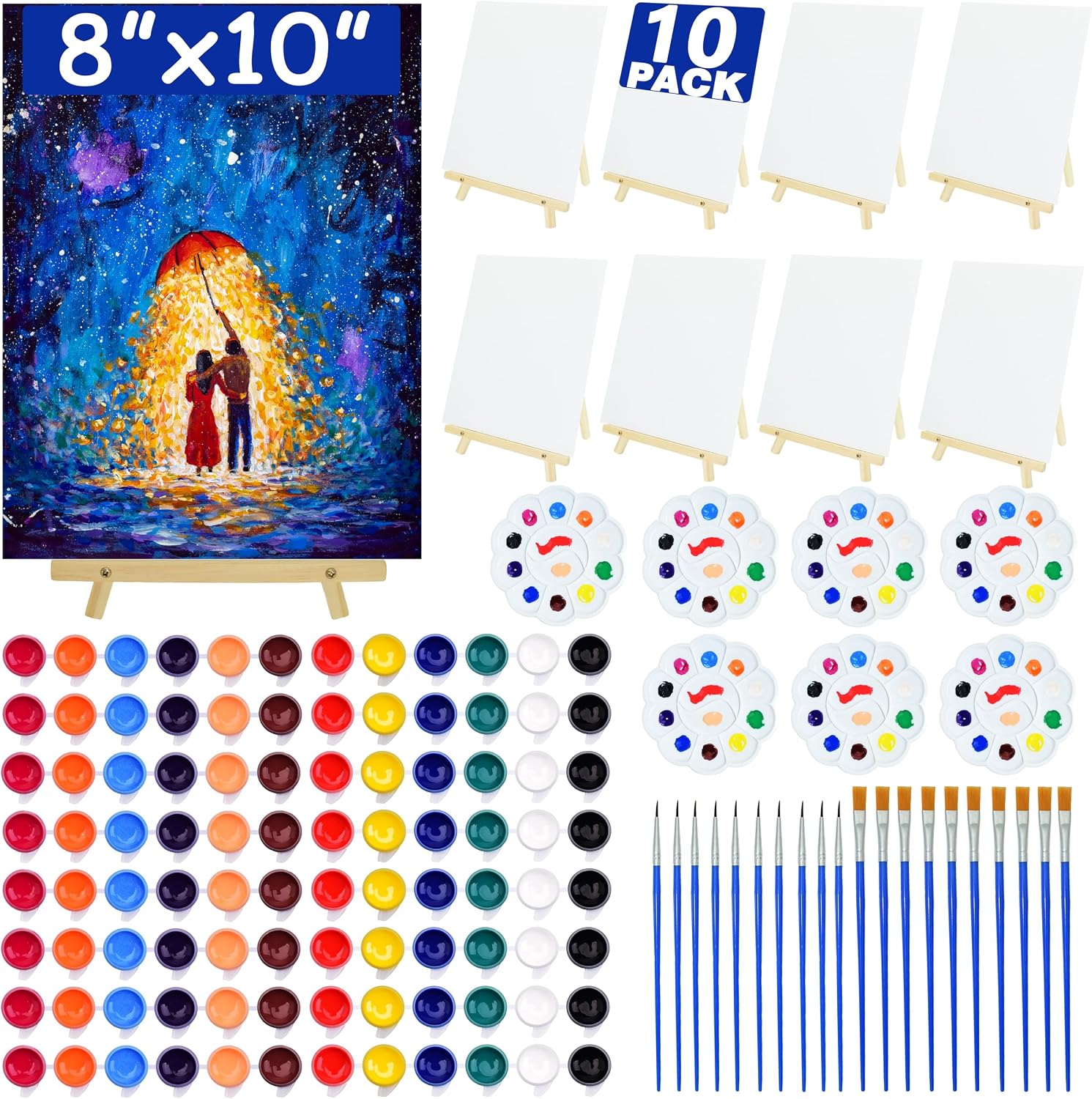 105-Piece Acrylic Art Set - Hình 11