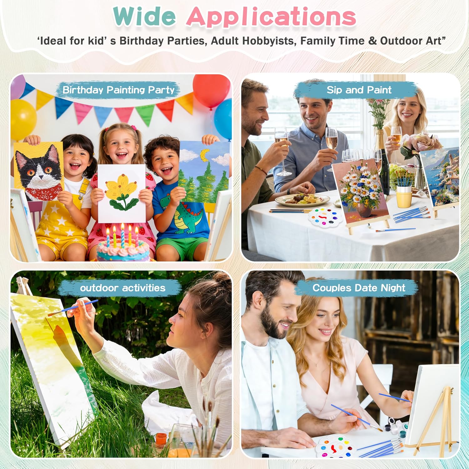 105-Piece Acrylic Art Set - Hình 7