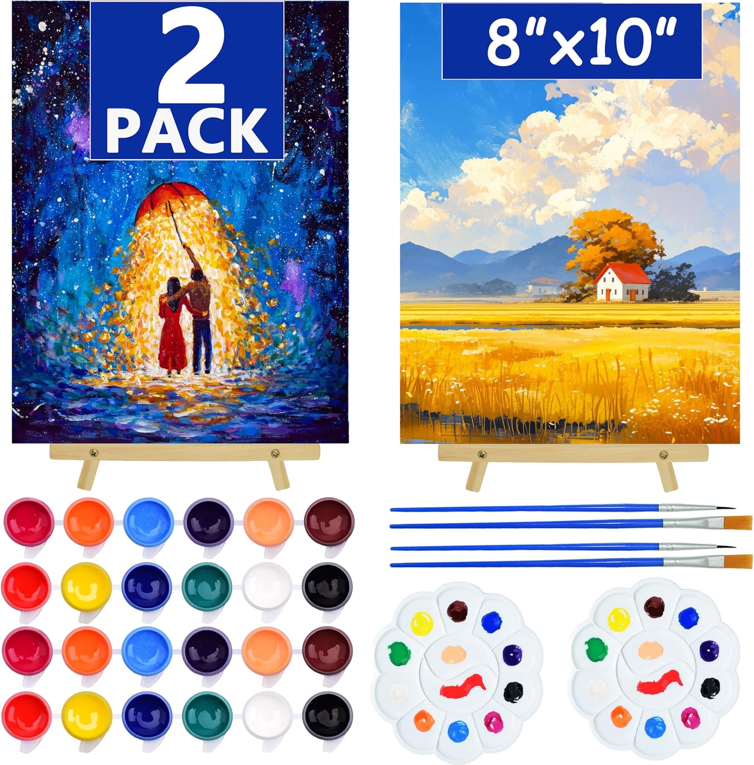 105-Piece Acrylic Art Set - Hình 13