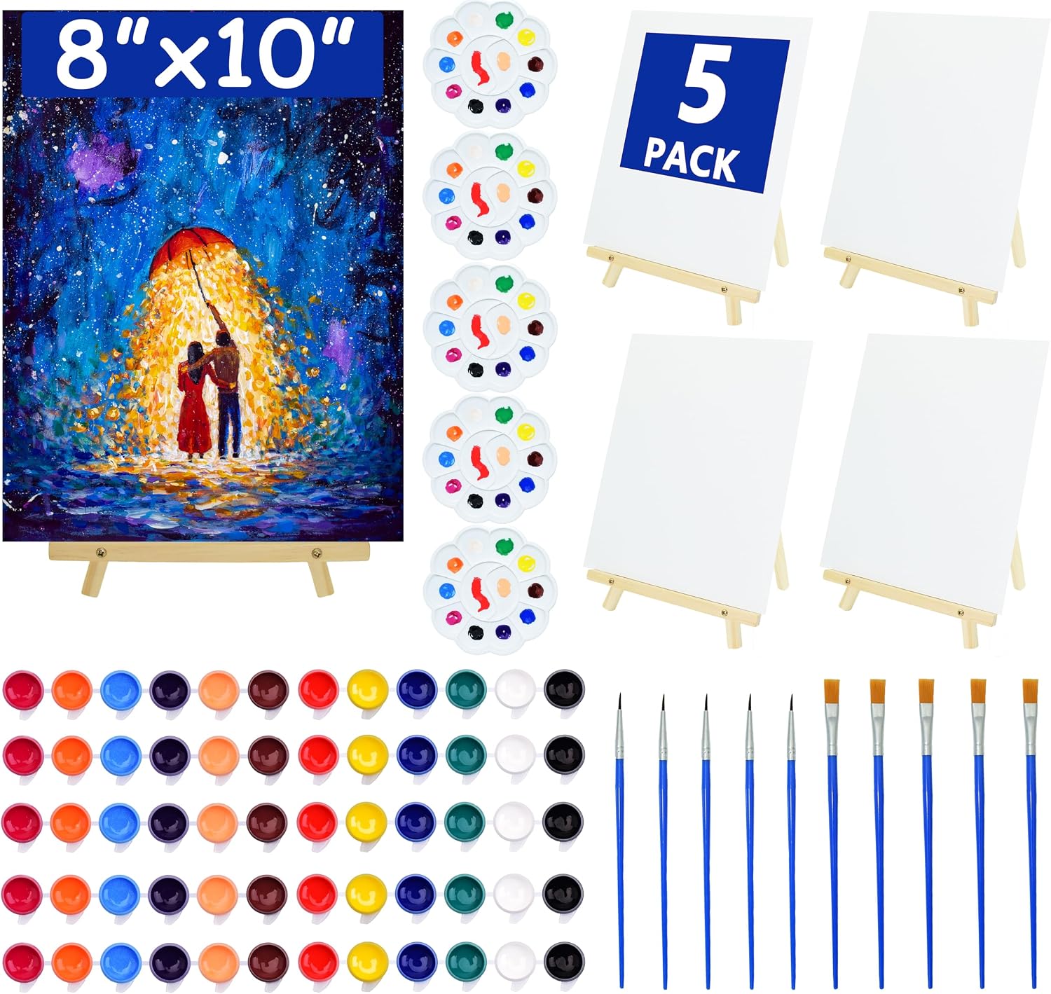 105-Piece Acrylic Art Set - Hình 14