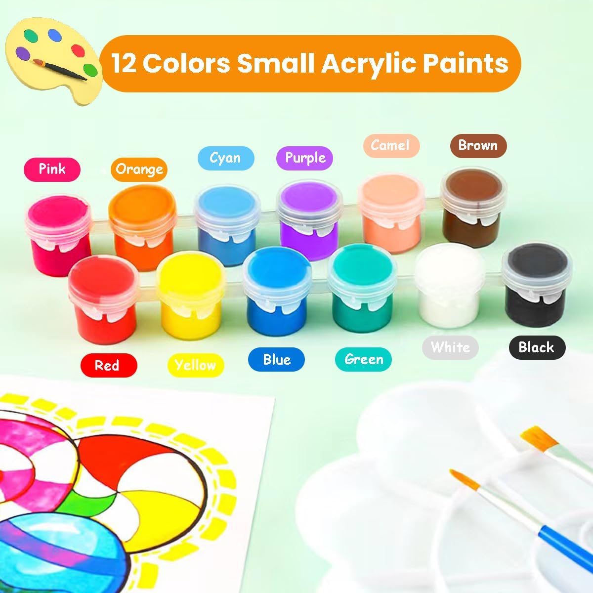 Mega 256-Piece Acrylic Art Set - Hình 7