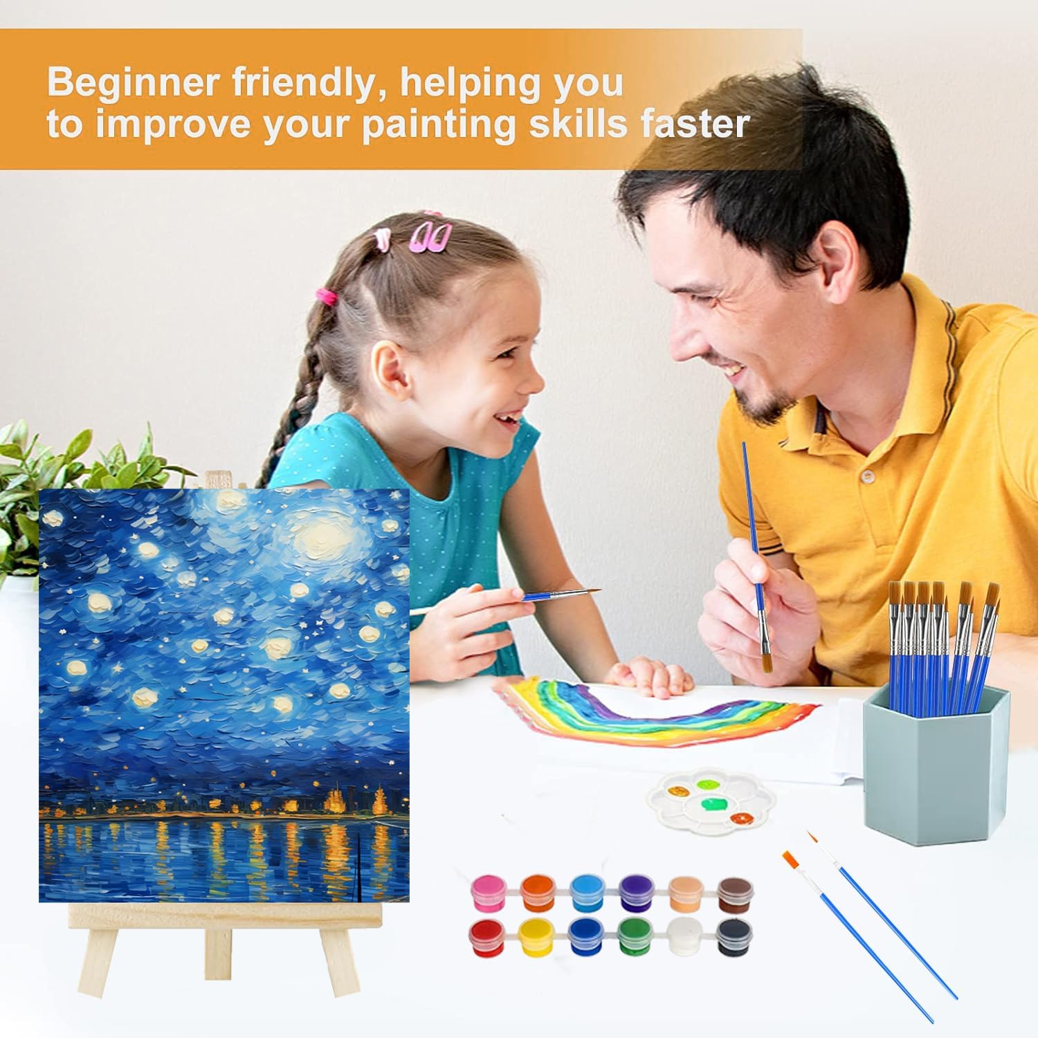 Mega 256-Piece Acrylic Art Set - Hình 3