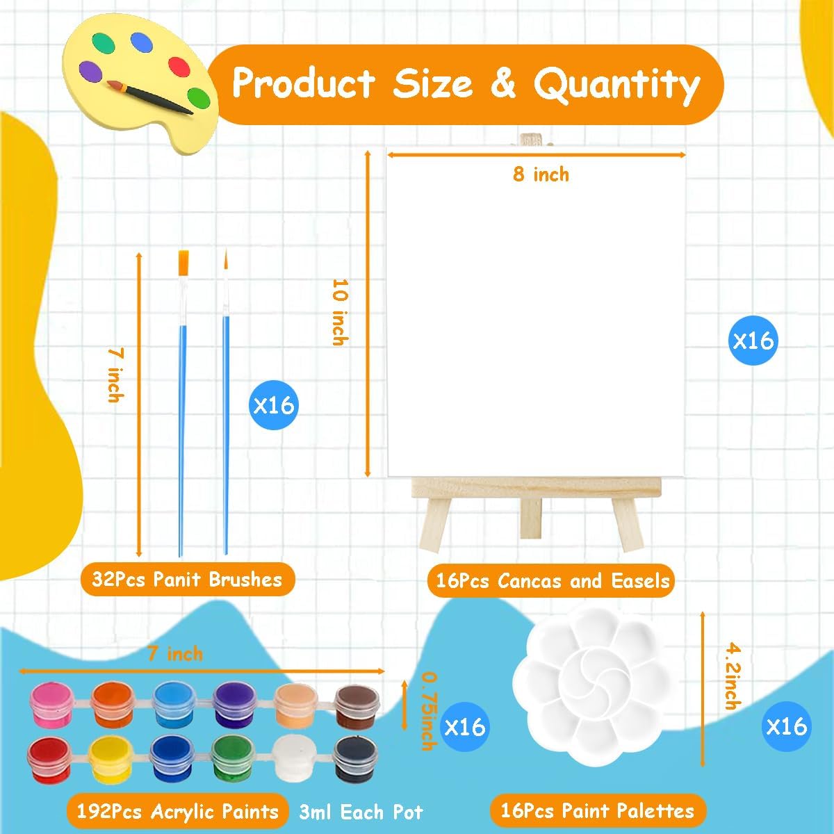 Mega 256-Piece Acrylic Art Set - Hình 2