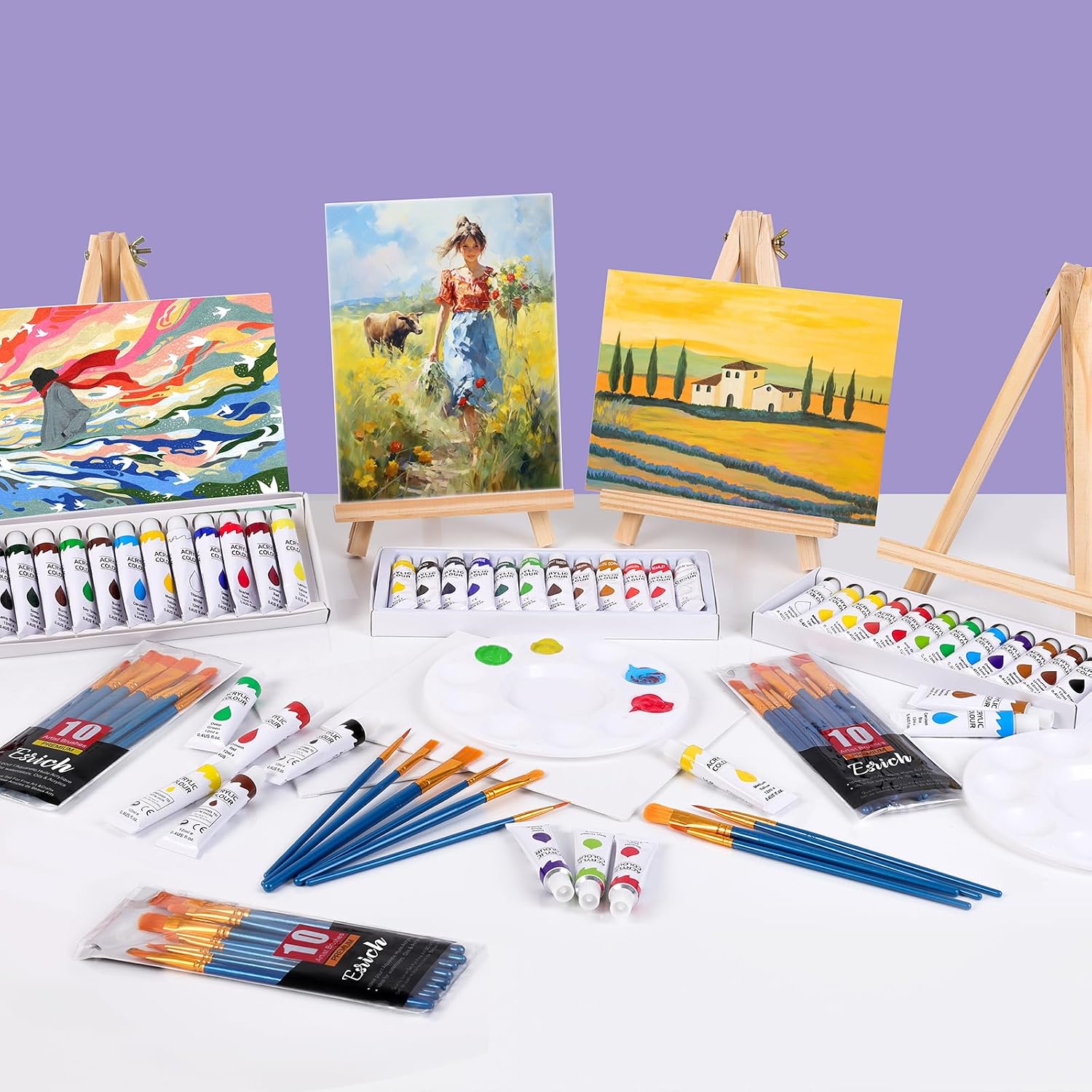 Deluxe Acrylic Painting Kit - Hình 6