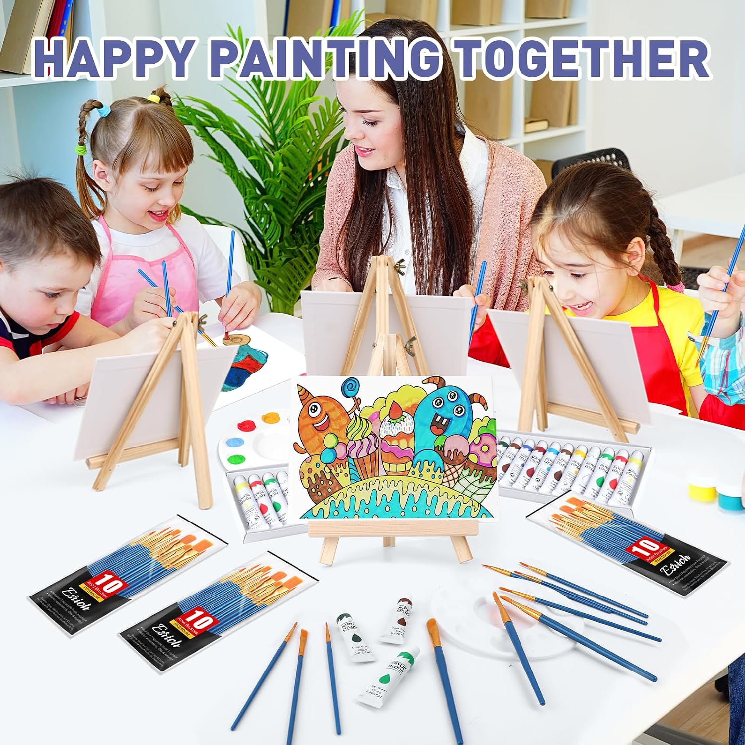Deluxe Acrylic Painting Kit - Hình 2