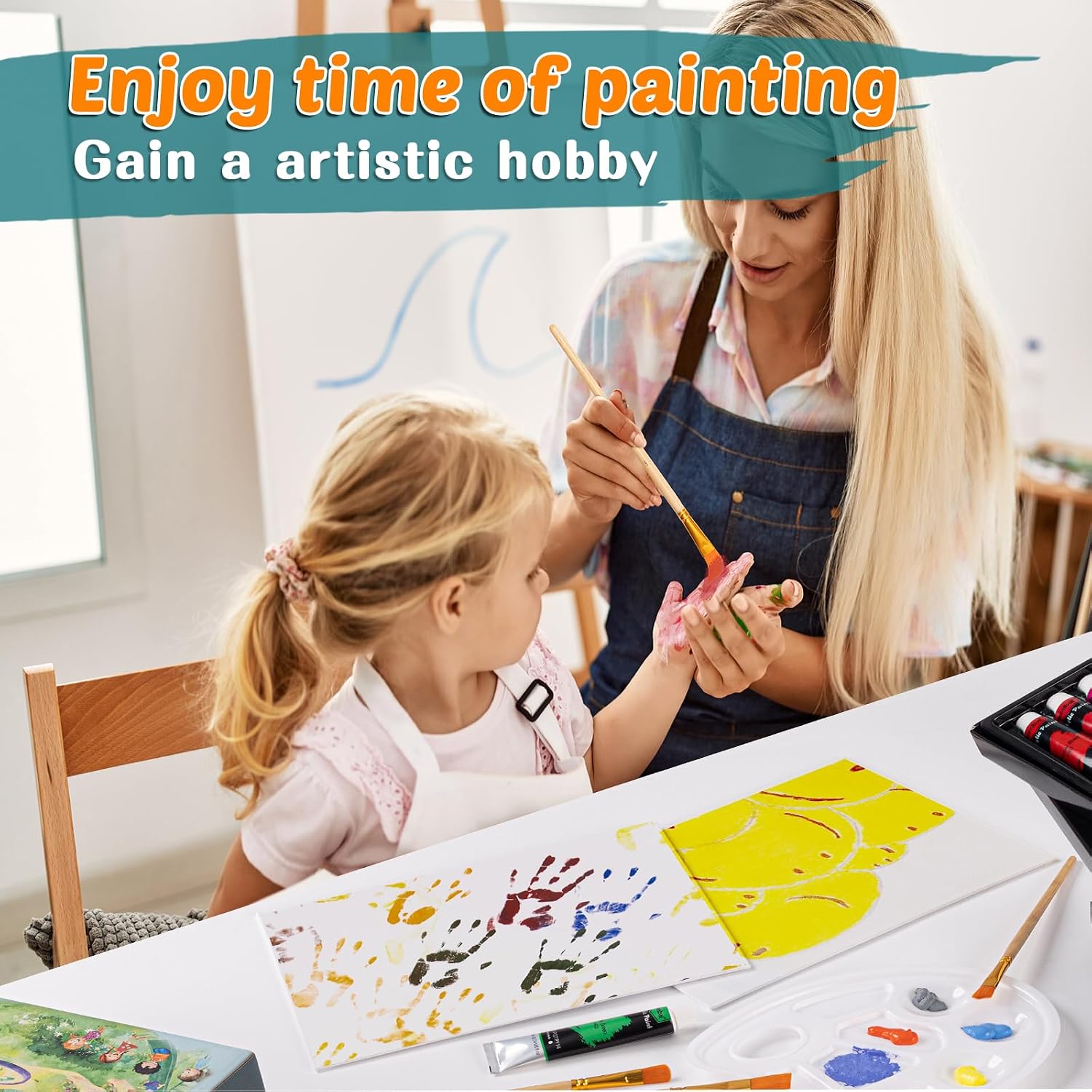 Koseibal 34-Piece Acrylic Art Kit - Hình 7