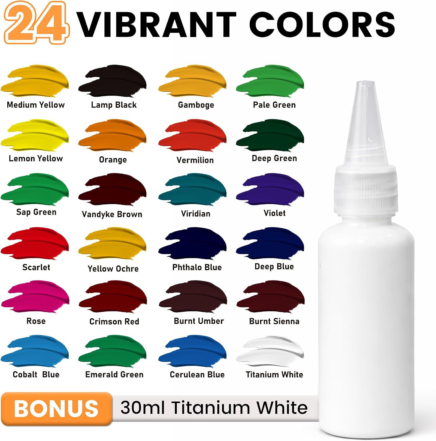 Misumiso 53-Piece Acrylic Painting Set - Hình 3