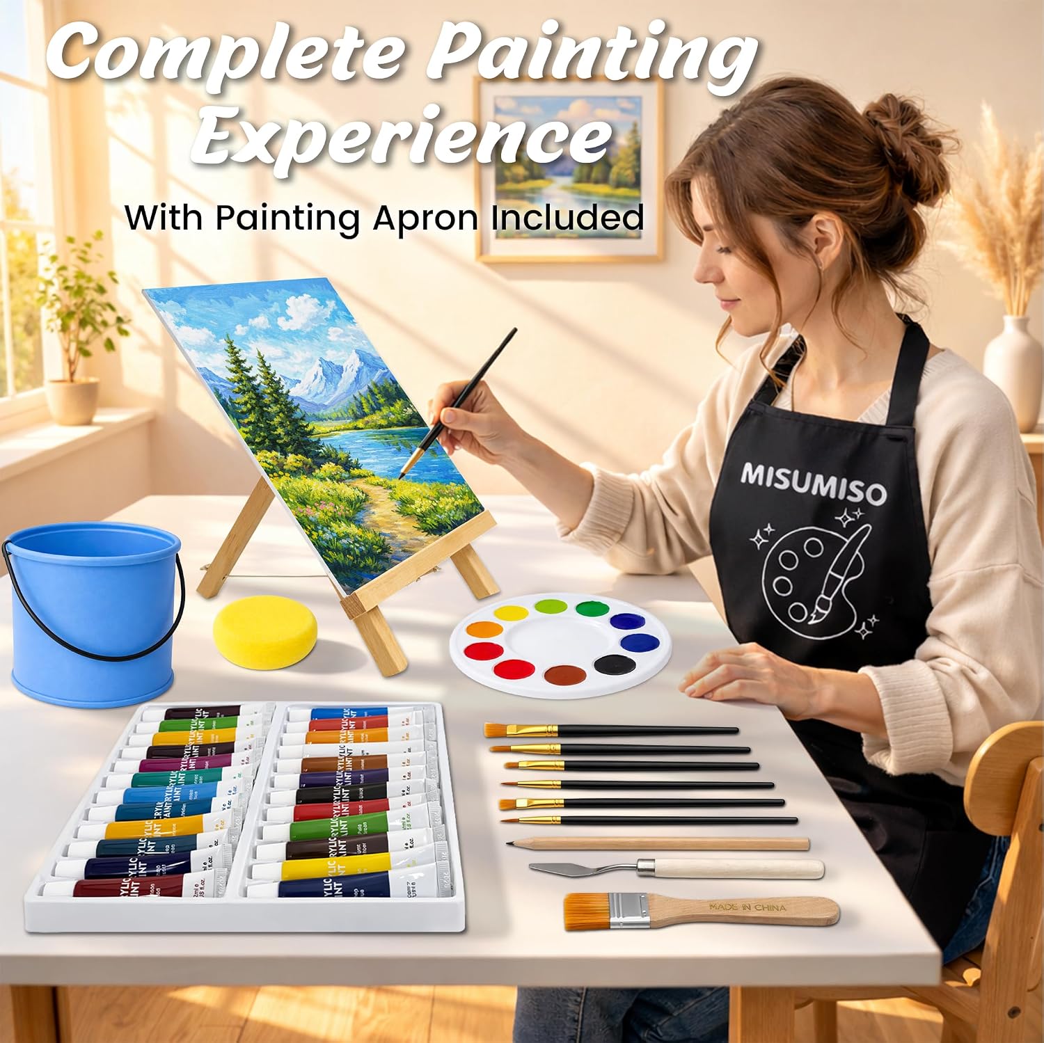 Misumiso 53-Piece Acrylic Painting Set - Hình 2