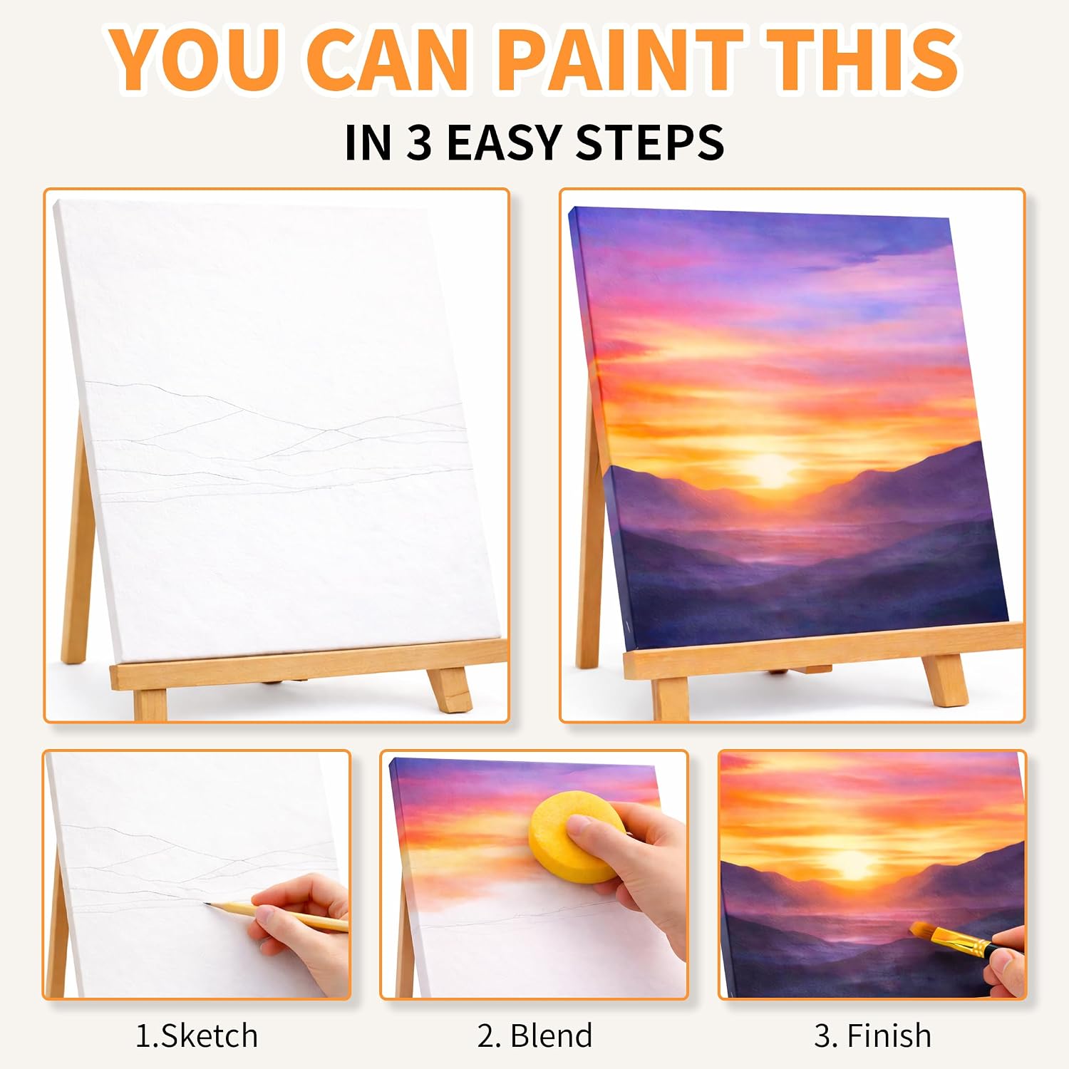 Misumiso 53-Piece Acrylic Painting Set - Hình 7