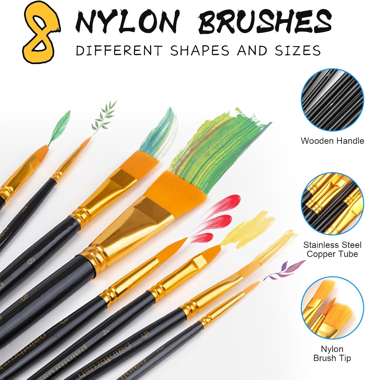 Whalsure 35-Piece Acrylic Painting Kit - Hình 7