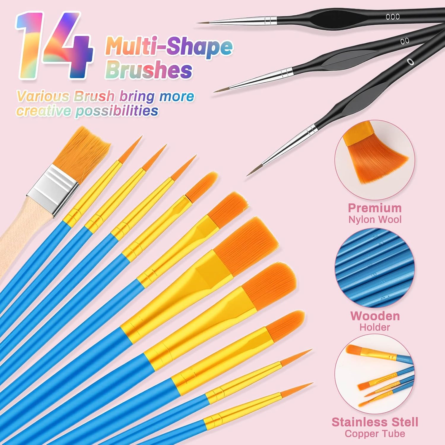 Deluxe Painting Kit with Canvases - Hình 5