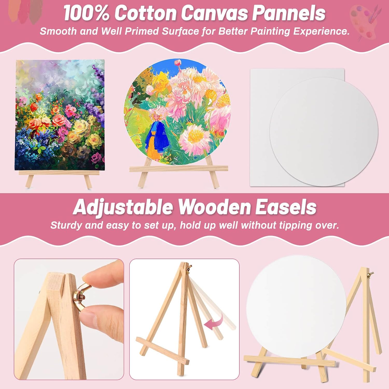 Deluxe Painting Kit with Canvases - Hình 4