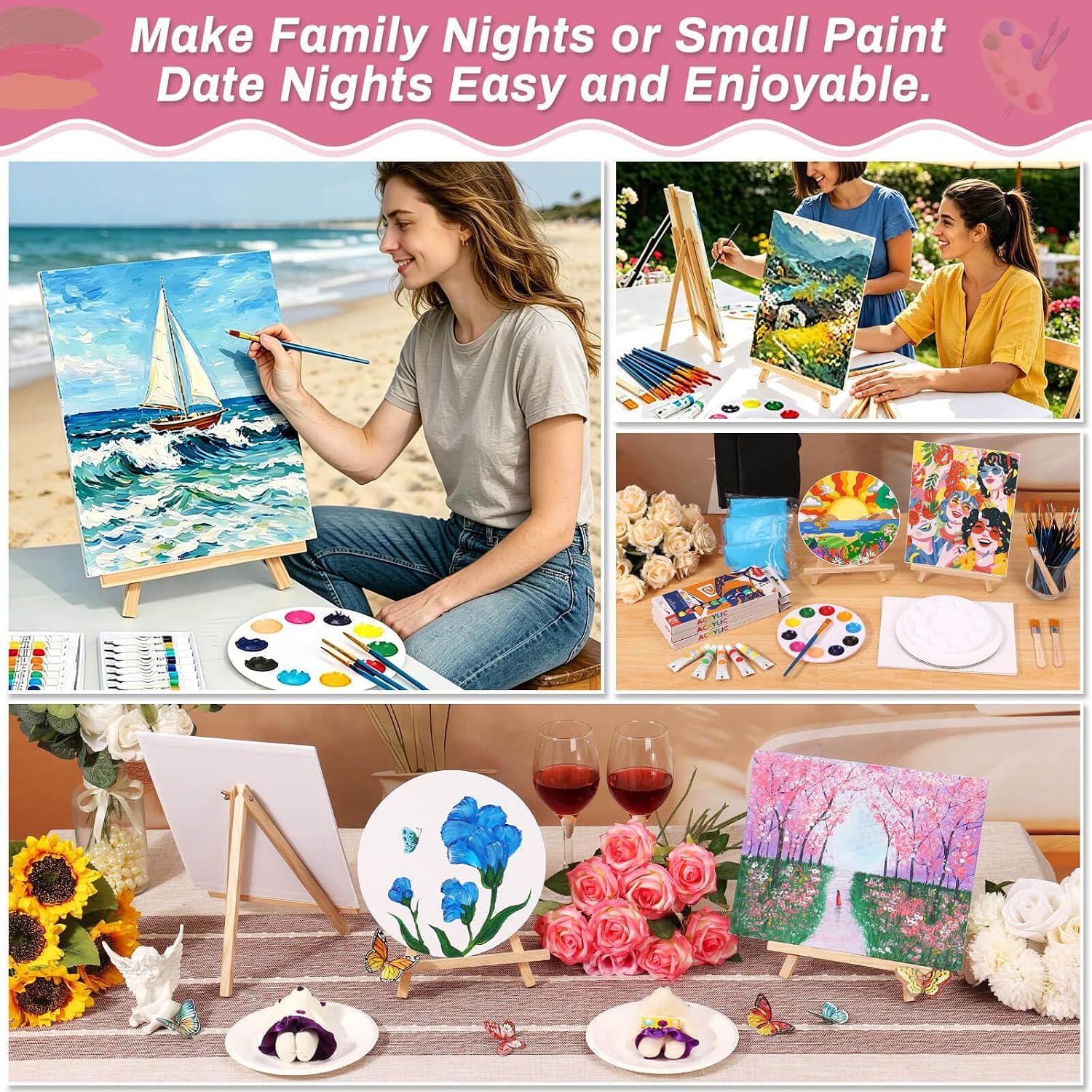 Deluxe Painting Kit with Canvases - Hình 7